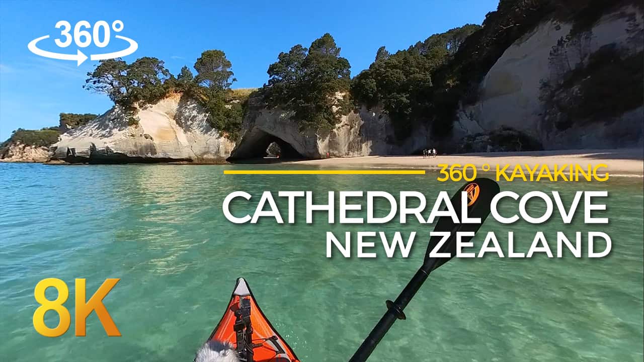 Cathedral Cove - Kayaking in 360 VR